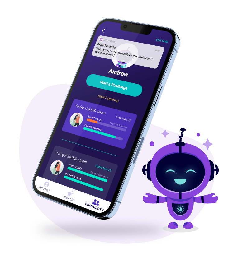 personalized-nudges Set health and wellness goals