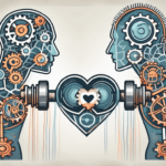 Three interconnected gears symbolizing physical