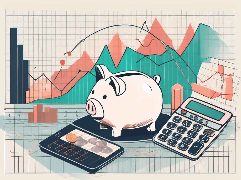 A variety of financial tools such as a piggy bank