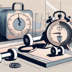 Various fitness equipment such as dumbbells