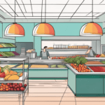 Encouraging Healthy Eating Habits Among Employees: A Guide A workplace cafeteria filled with colorful fruits