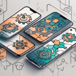 Several smartphones displaying various challenge-based apps