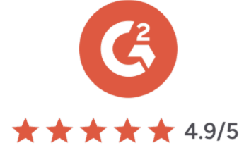 G2.com logo and rating